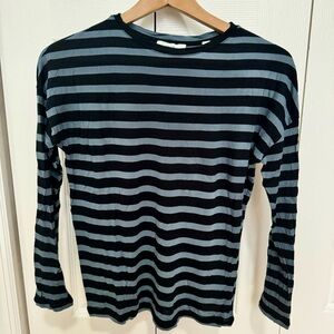 EUC Vince striped top pullover tee super soft!